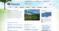 Desktop Screenshot of obec-kanovice.cz
