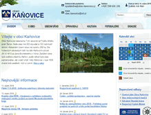 Tablet Screenshot of obec-kanovice.cz
